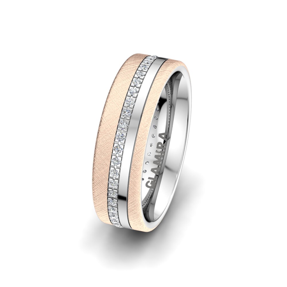 Diamond Women's Wedding Ring Sense Glance 6 mm