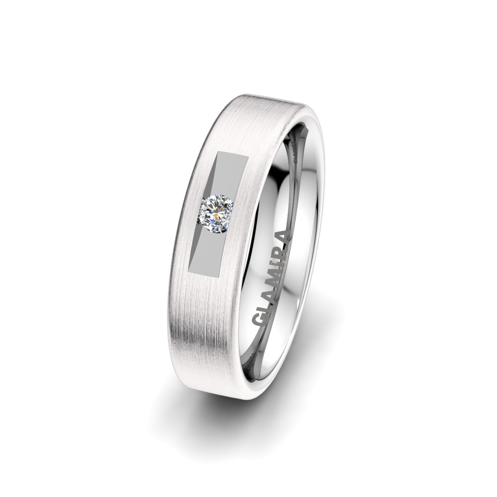 Diamond Women's Wedding Ring Charming Filirt 5 mm