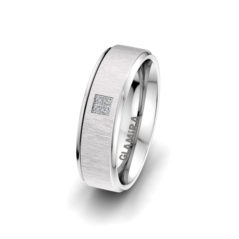 Lab Grown Diamond Women's Wedding Ring Brilliant Set 6mm
