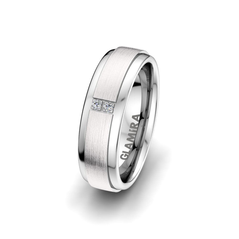 Lab Grown Diamond Women's Wedding Ring Precious Heart 6 mm