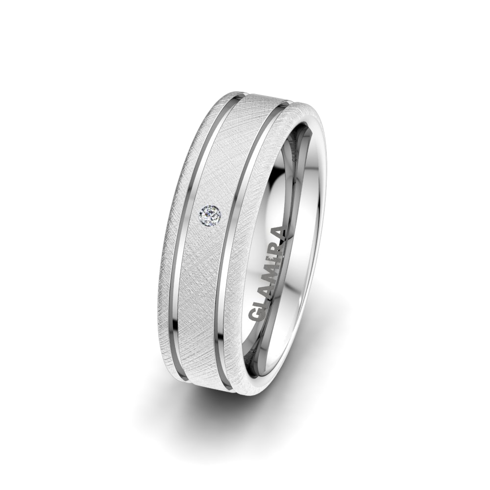 Lab Grown Diamond Women's Wedding Ring Pure Haritage 6 mm