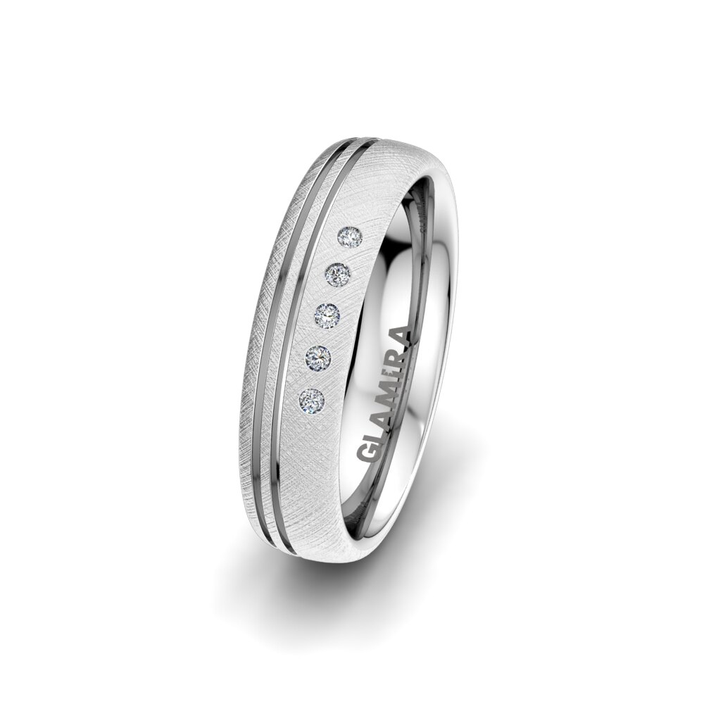 Lab Grown Diamond Women's Wedding Ring Smart Sentiment 5 mm
