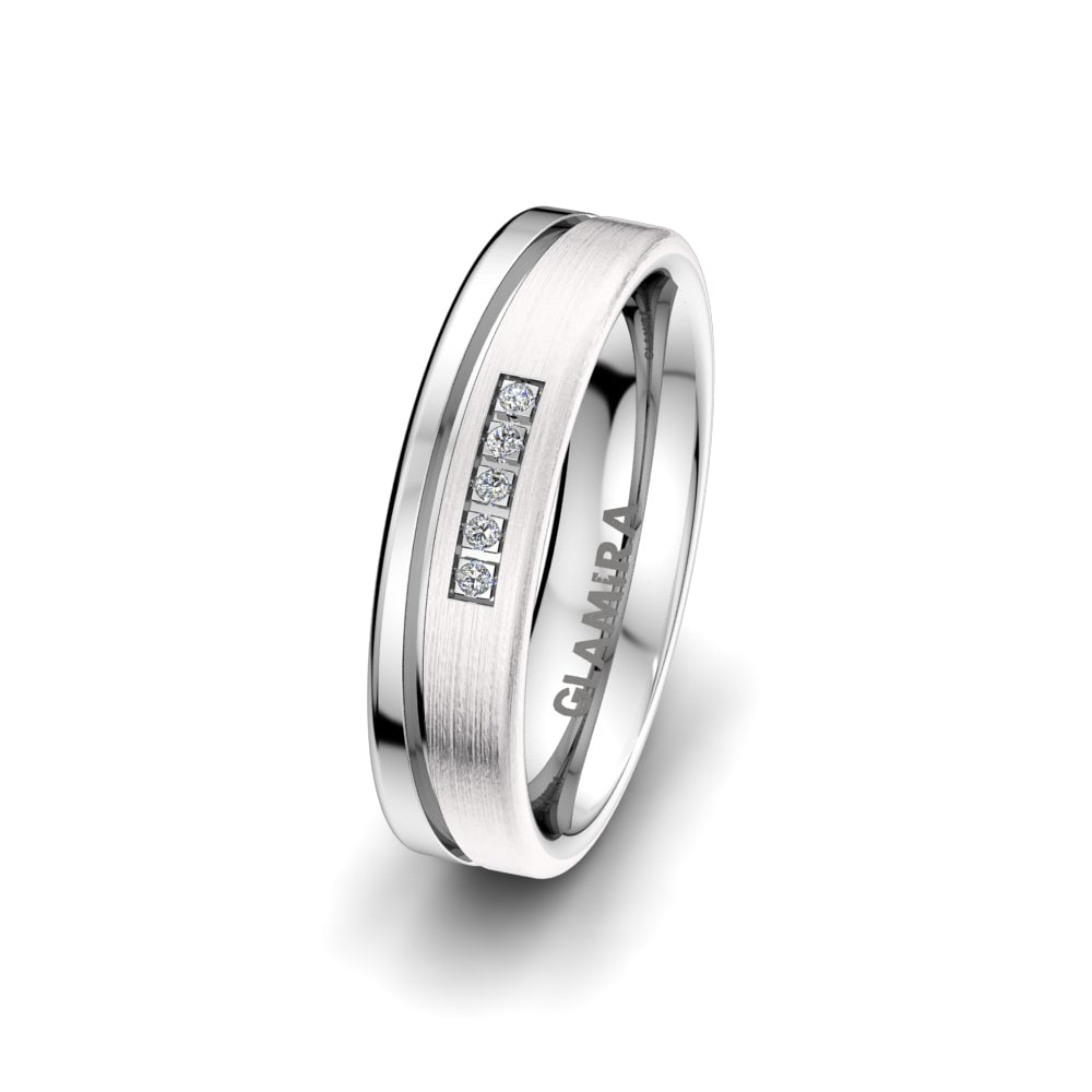 Circonita Anillo Boda Mujer Bright Luck 5mm