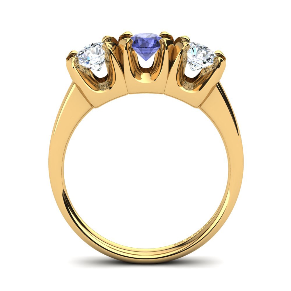 Tanzanite Engagement Ring Gerarda