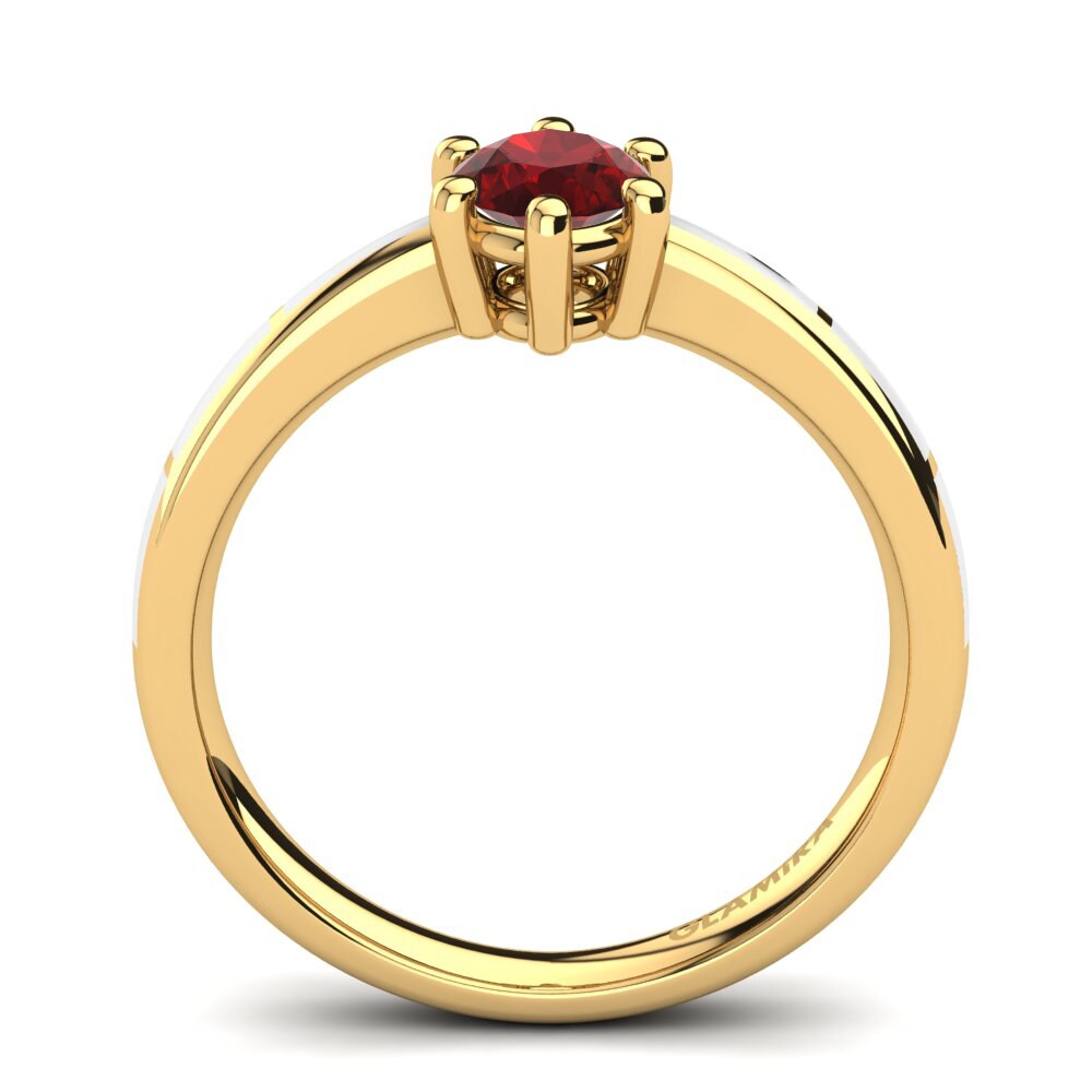 Ruby Engagement Ring Giacinta