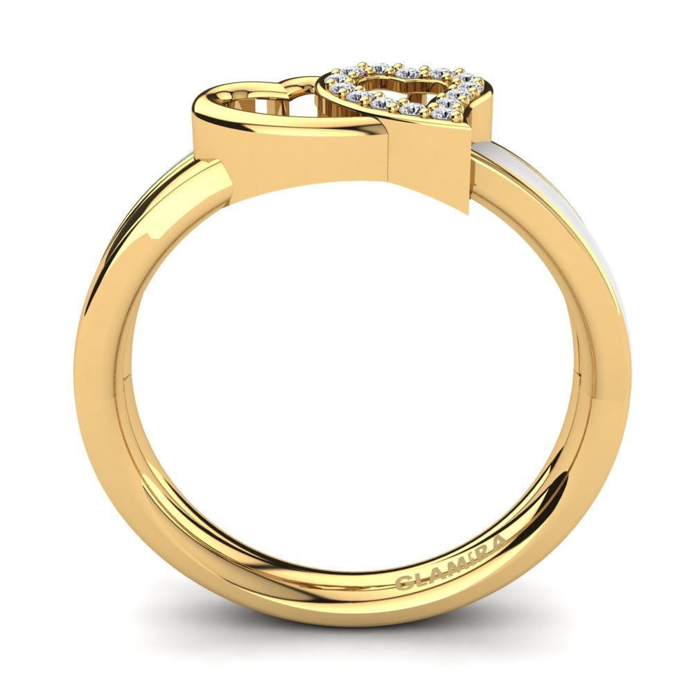 Gelbgold 375 Ring Giovanna