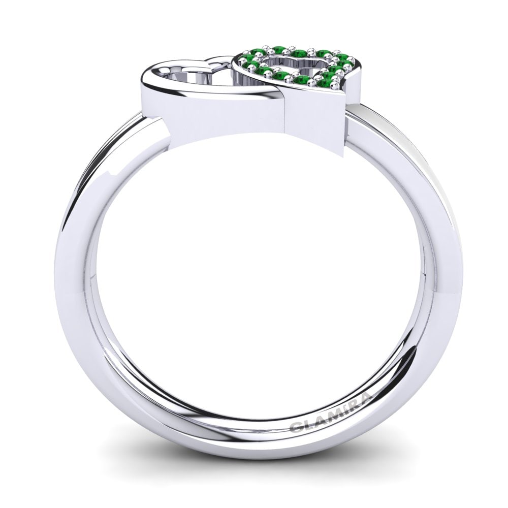 Circonita Verde Anillo Giovanna