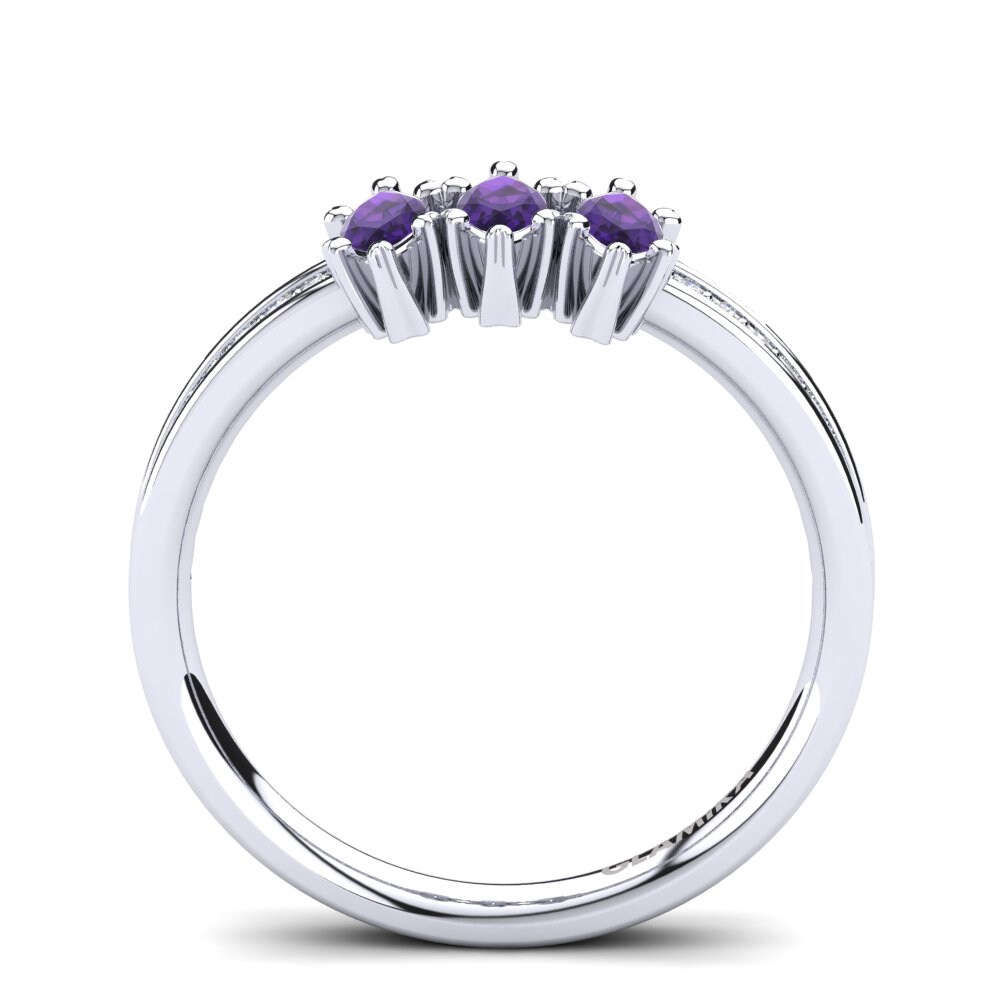Amatista Anillo de compromiso Icarya