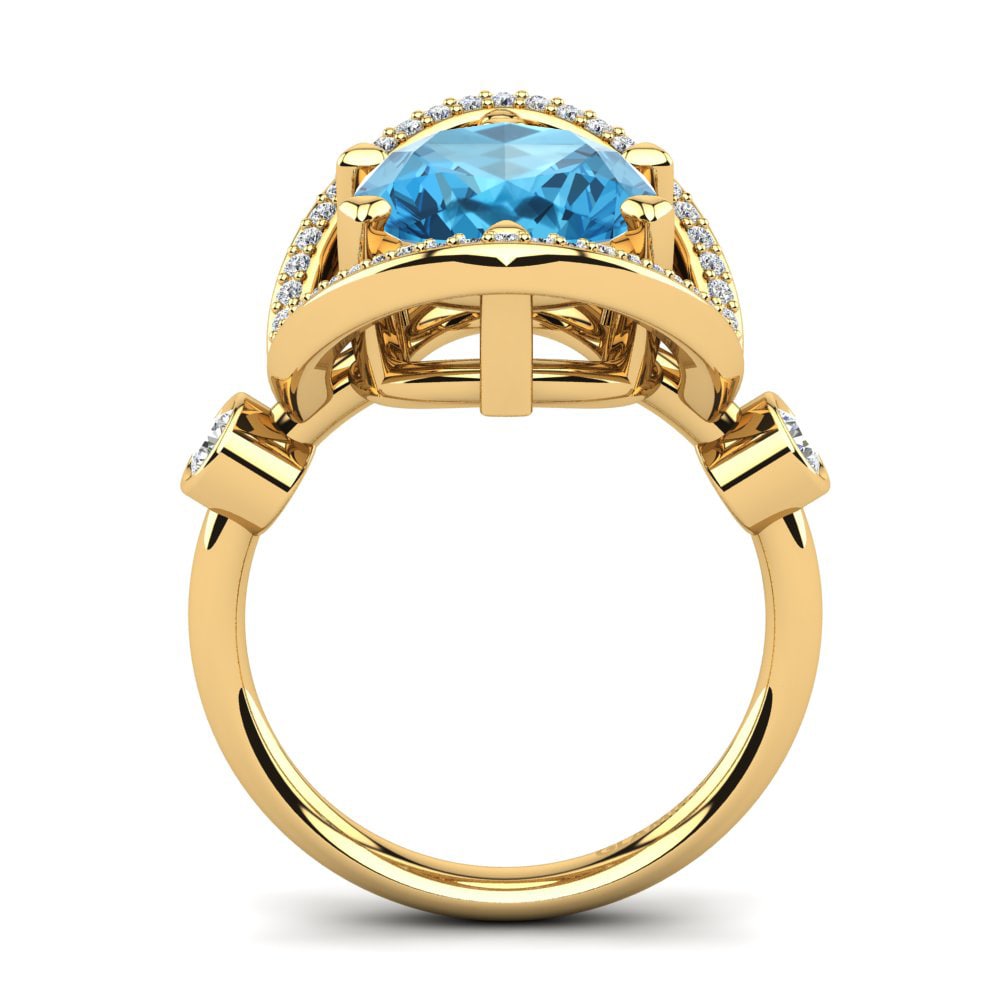 Blue Topaz Ring Joscelin