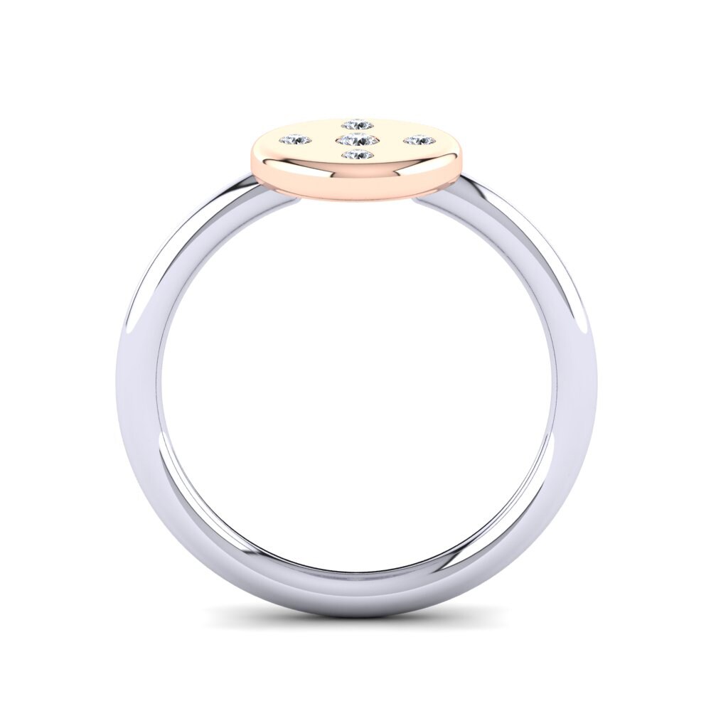 White sapphire Kid's Ring Aefre