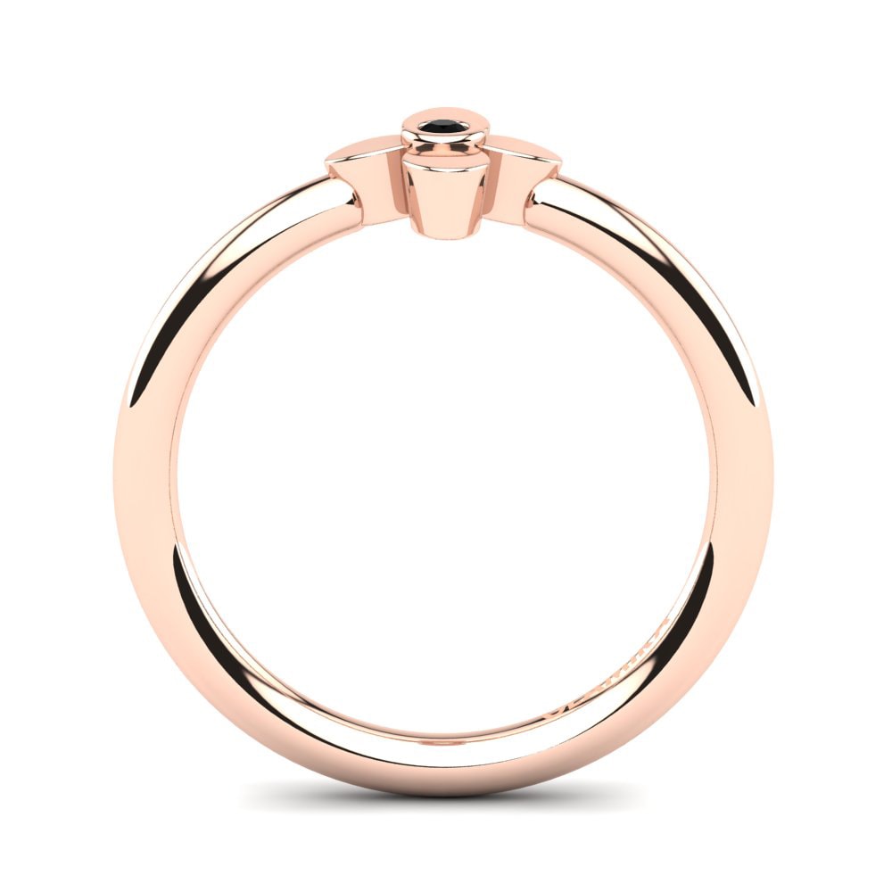 Black Onyx Kid's Ring Sunniva
