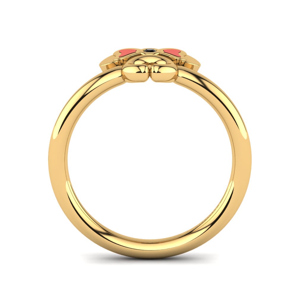 Black Onyx Kid's Ring Trixie