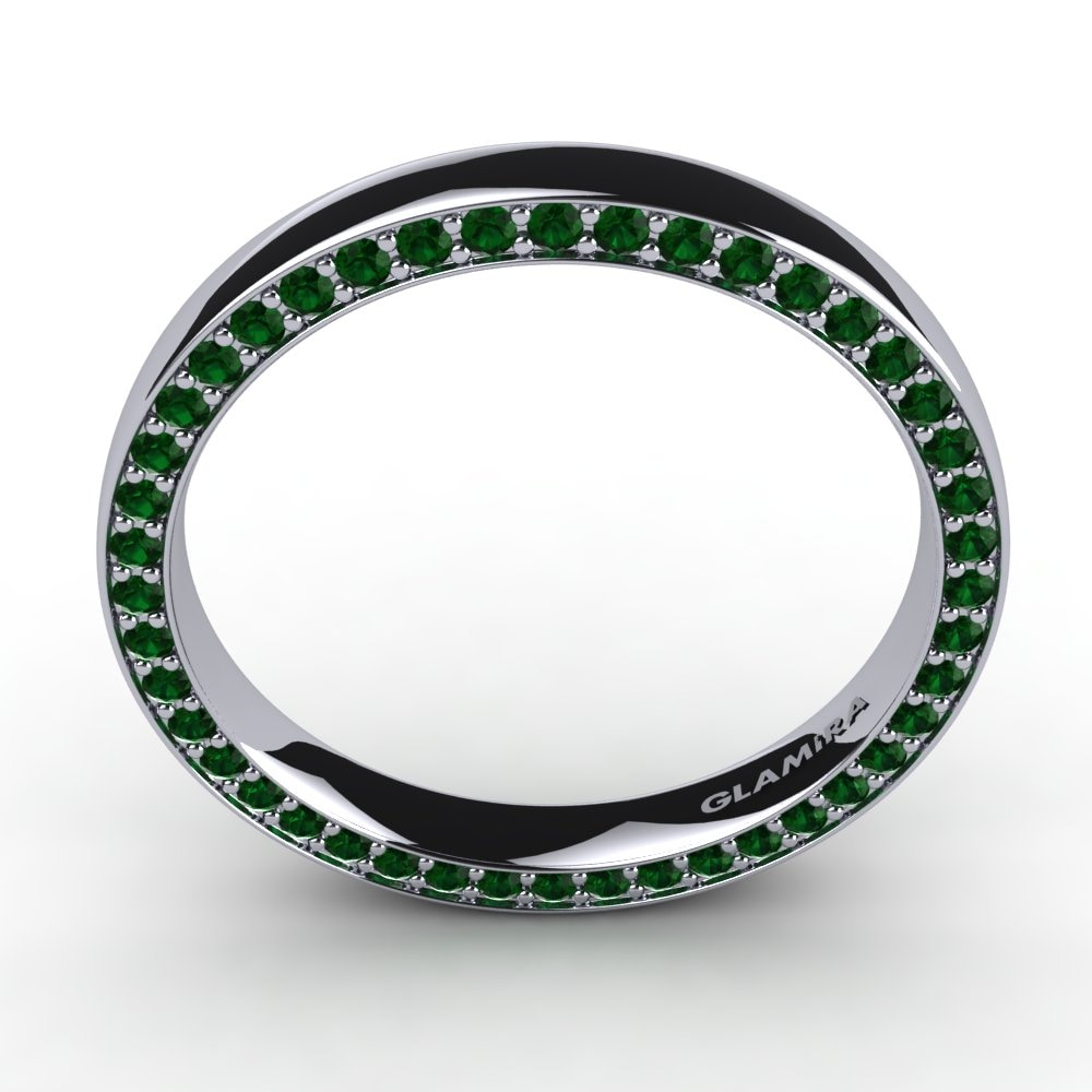 Circonita Verde Set de Anillos Precious Moments Anillo B