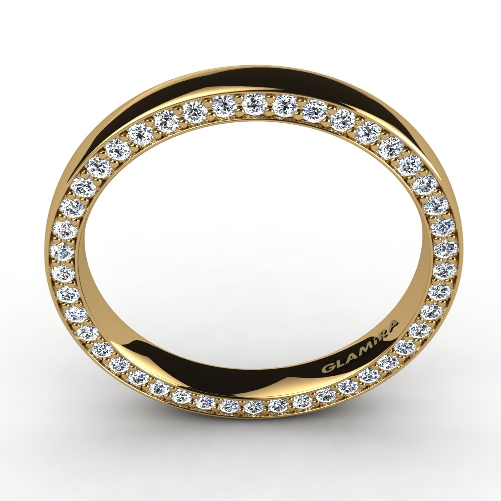 14ct Yellow Gold Moissanite Bridal Set Precious Moments Ring B