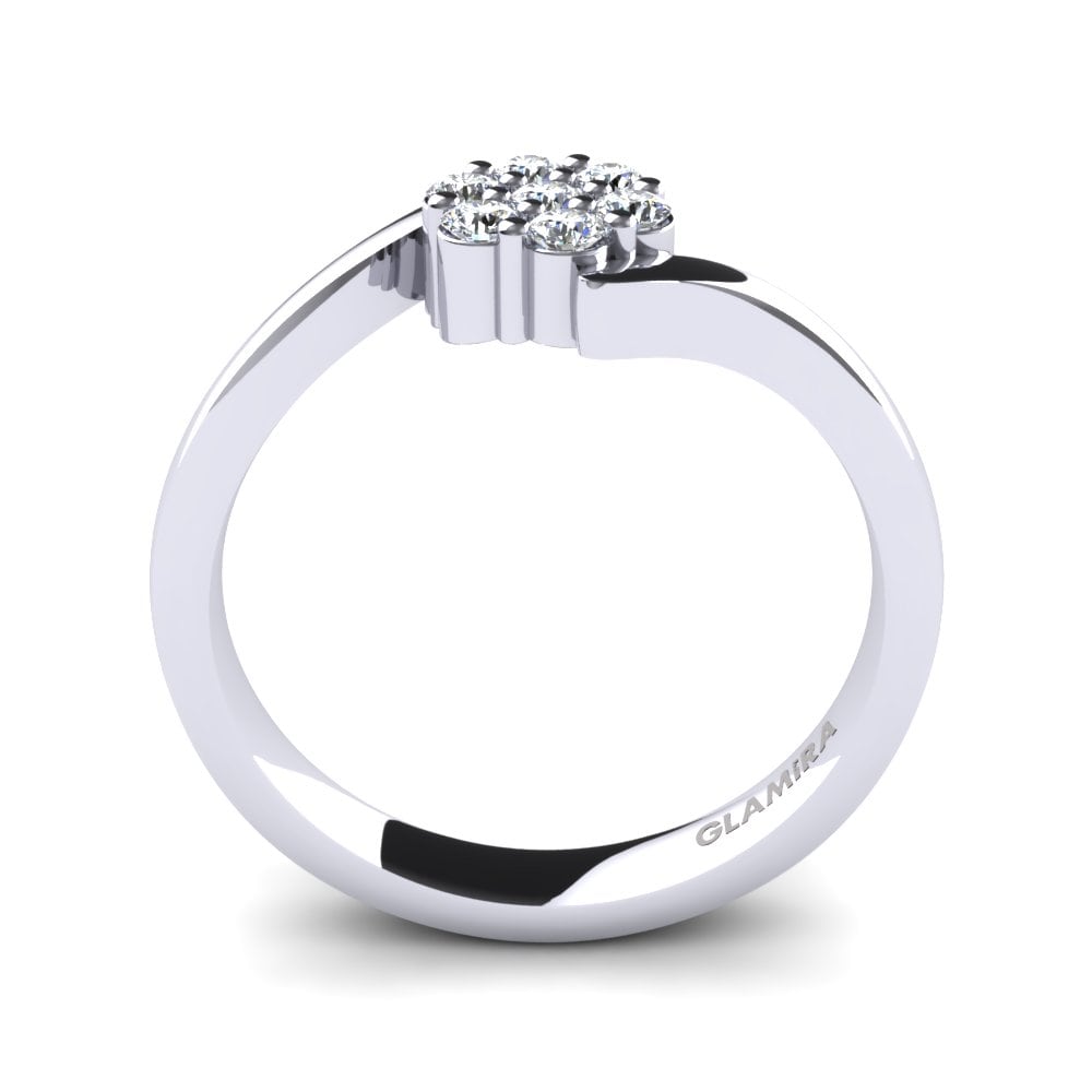 Labor-gezüchteter Diamant Ring Zinnia