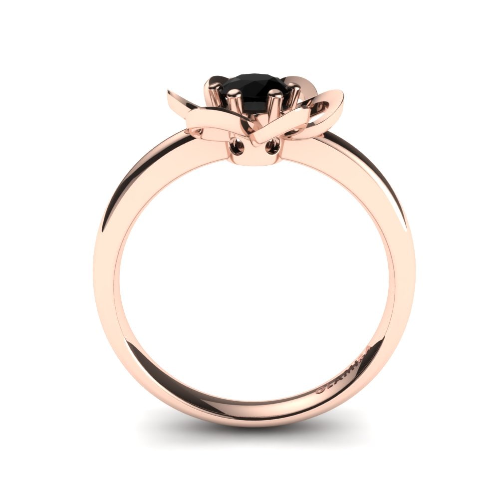 Black Onyx Kid's Ring Petunia