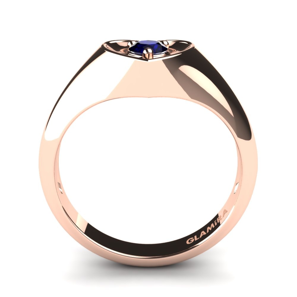 Zircônia azul escuro Anel Infantil Lovie