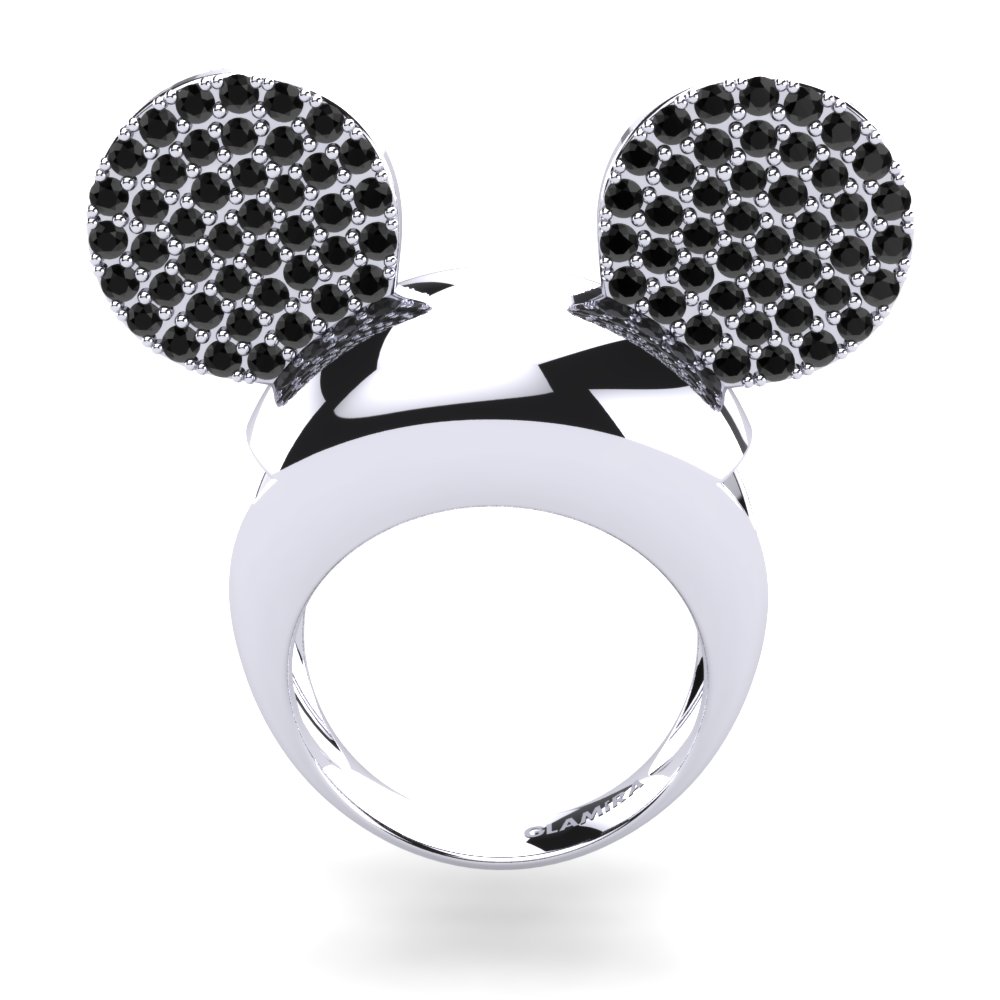 Black Onyx Kid's Ring Gigi