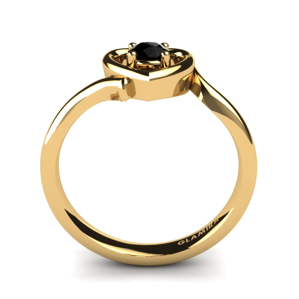 Black Onyx Kid's Ring Missy