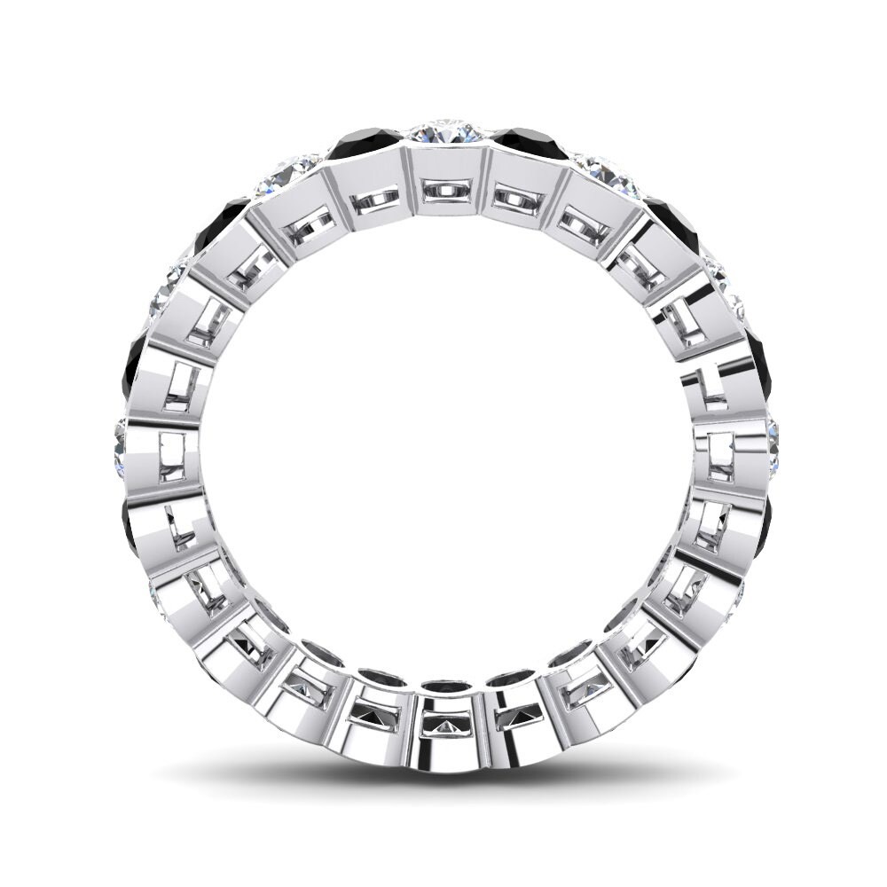 Zafiro negro Anillo Kamoria