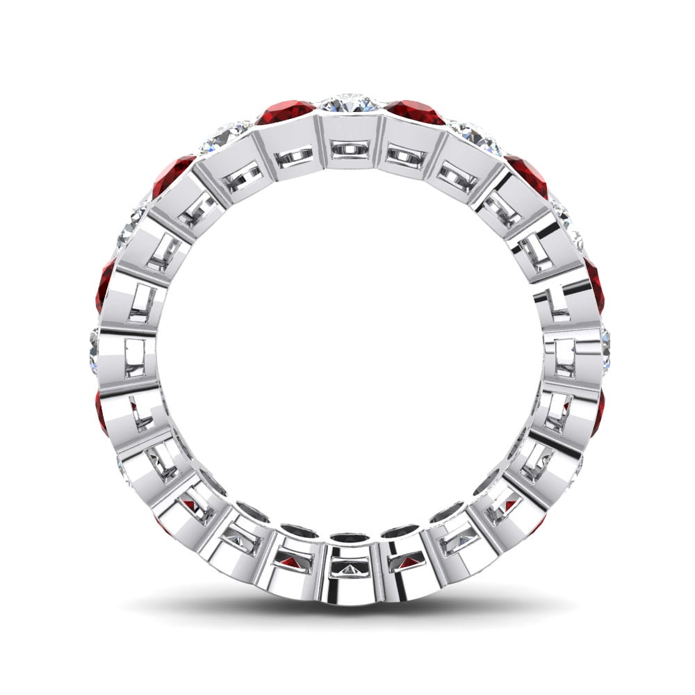 Circonita Roja Anillo Kamoria