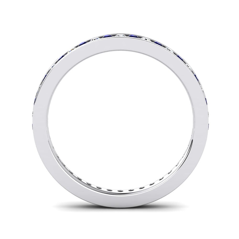 Dark Blue Zirconia Ring Lokavya