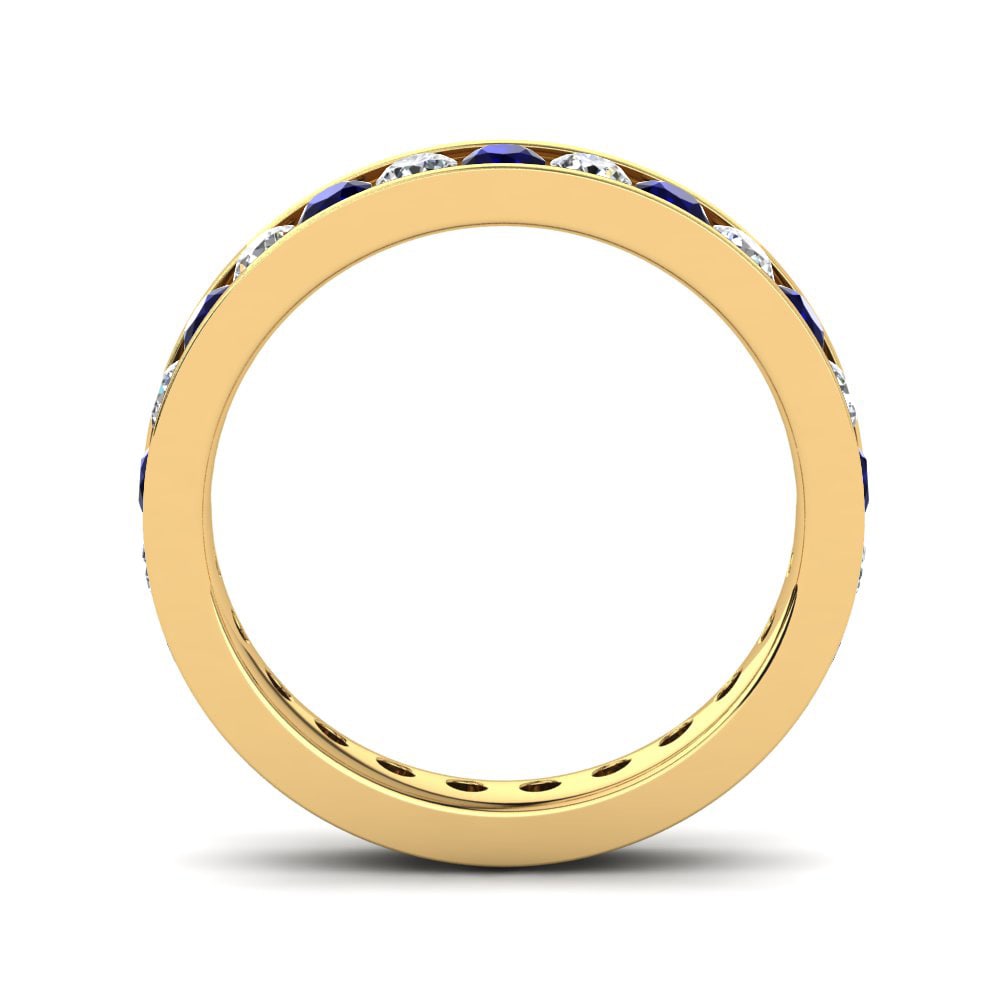 Dark Blue Zirconia Ring Lometa