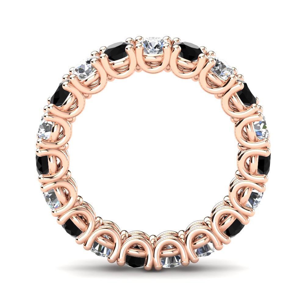 Zafiro negro Anillo Lonika