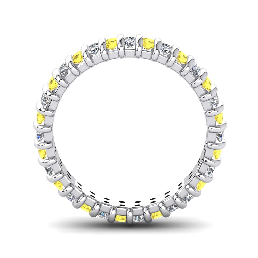 Gelber Saphir Ring Loronda