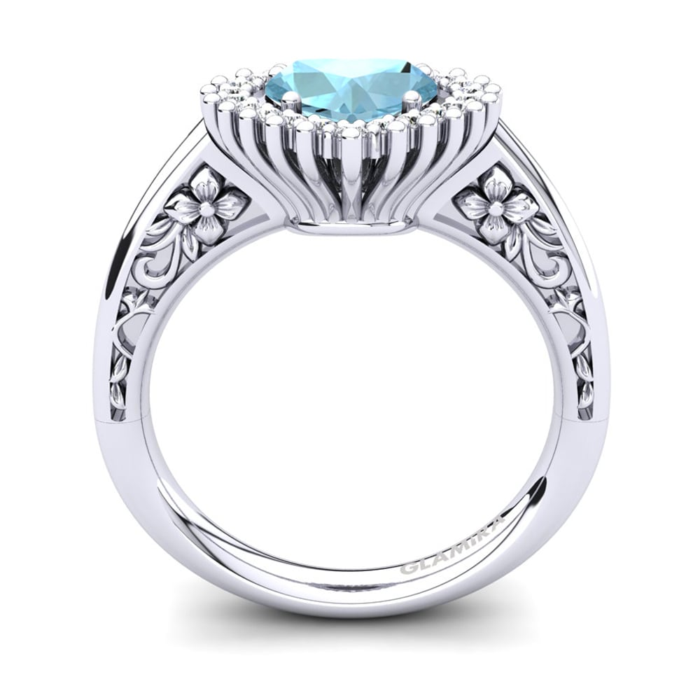 Aquamarine Women's Ring Machi
