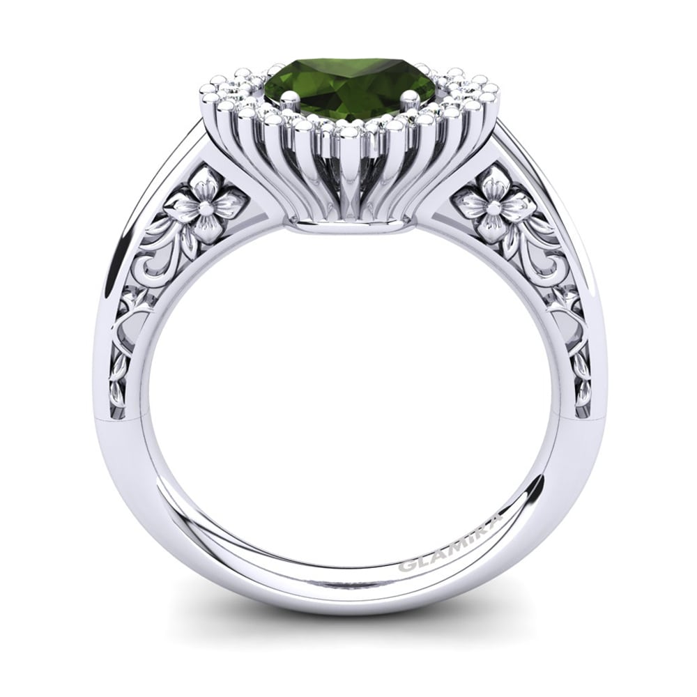 Green Tourmaline Women's Ring Machi