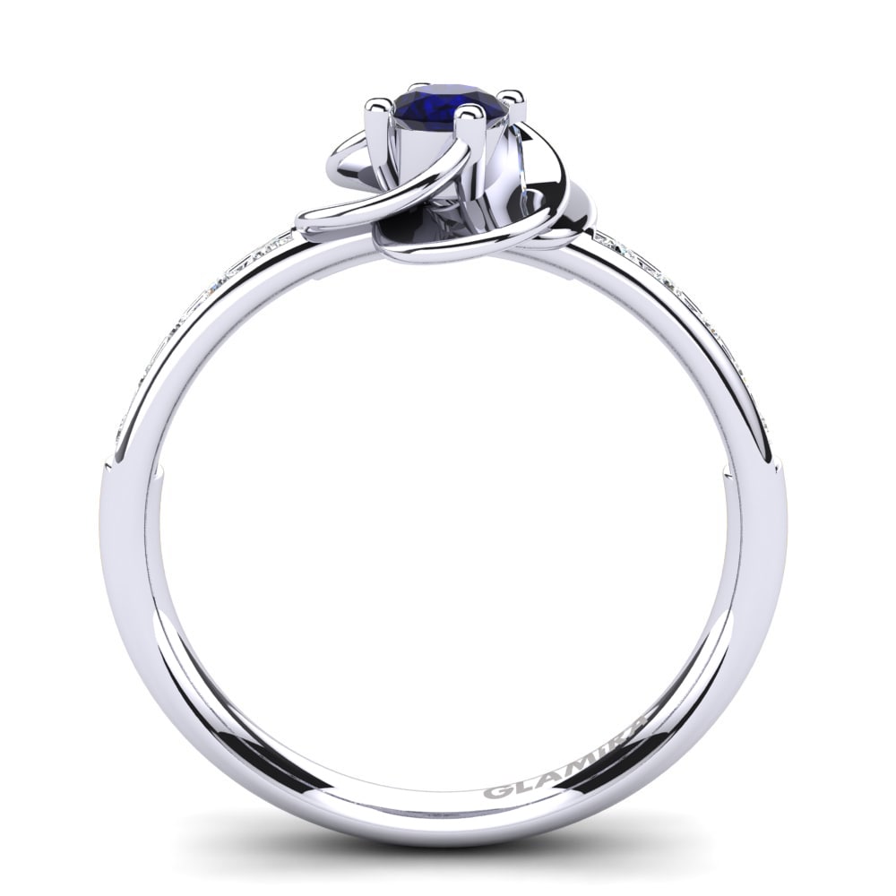 Dark Blue Zirconia Ring Mayo