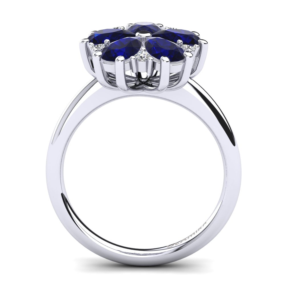 Dark Blue Zirconia Ring Merida