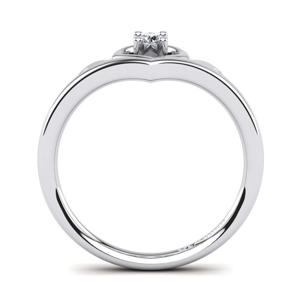 White sapphire Ring Miercoles