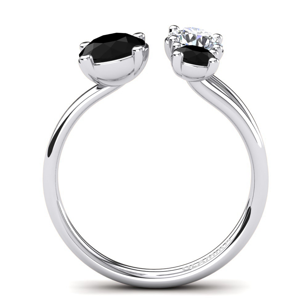 Black Sapphire Ring Negri