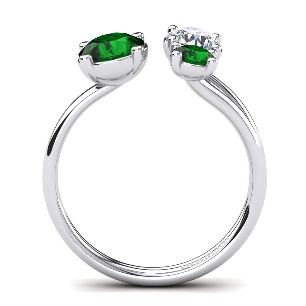 Green Zirconia Ring Negri