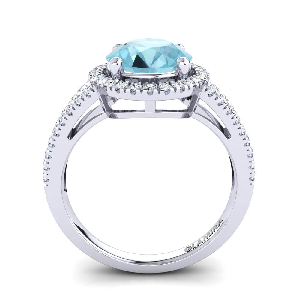 Aquamarine Engagement Ring Roberta
