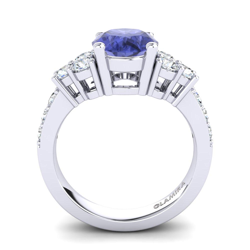 Tanzanite Engagement Ring Cecily