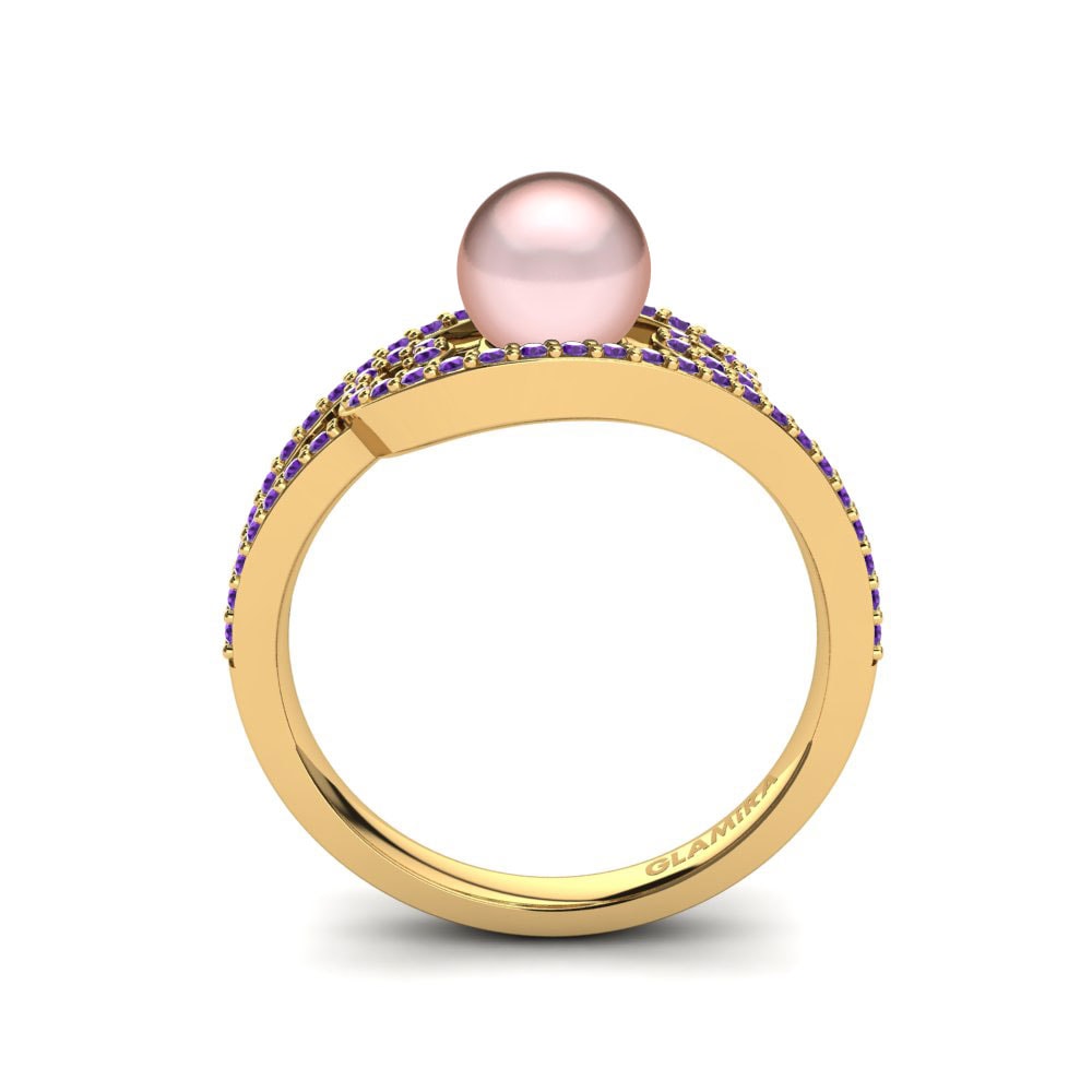Amatista Anillo Oyster