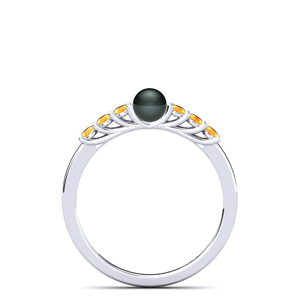 Citrino Anillo Delma Ø4 mm
