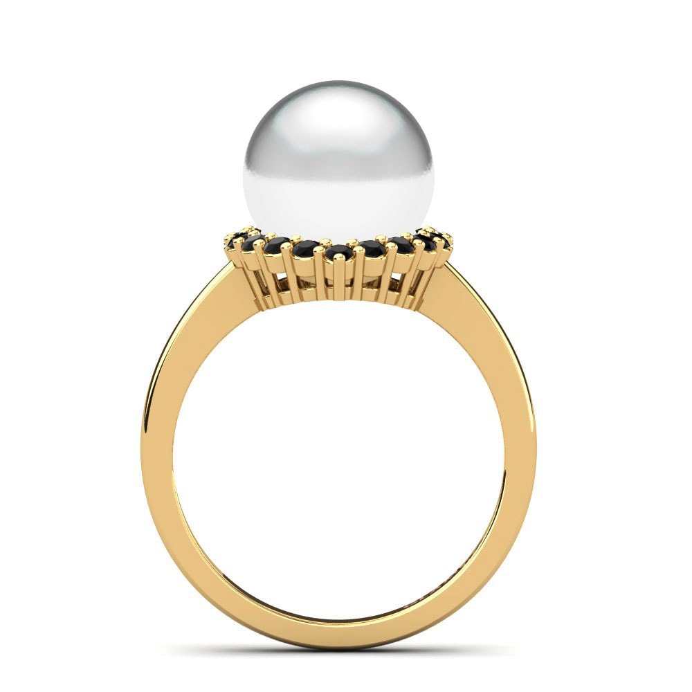 Black Onyx Ring Aleece Ø10 mm