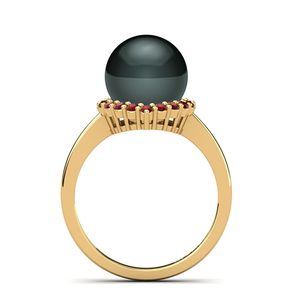Circonita Roja Anillo Aleece Ø10 mm