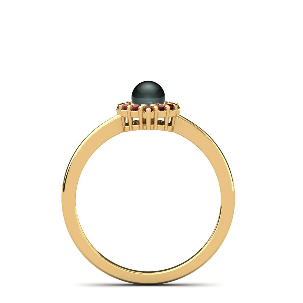 Circonita Roja Anillo Aleece Ø4 mm