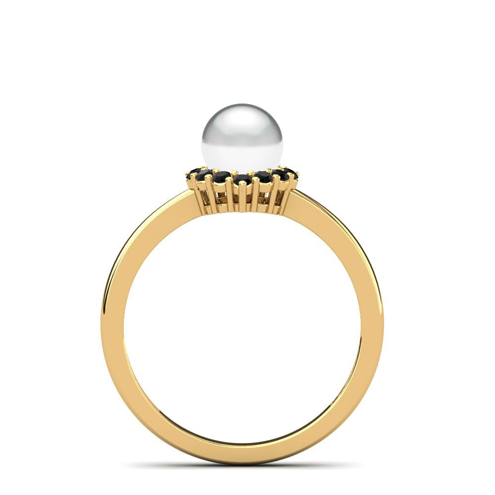 Black Sapphire Ring Aleece