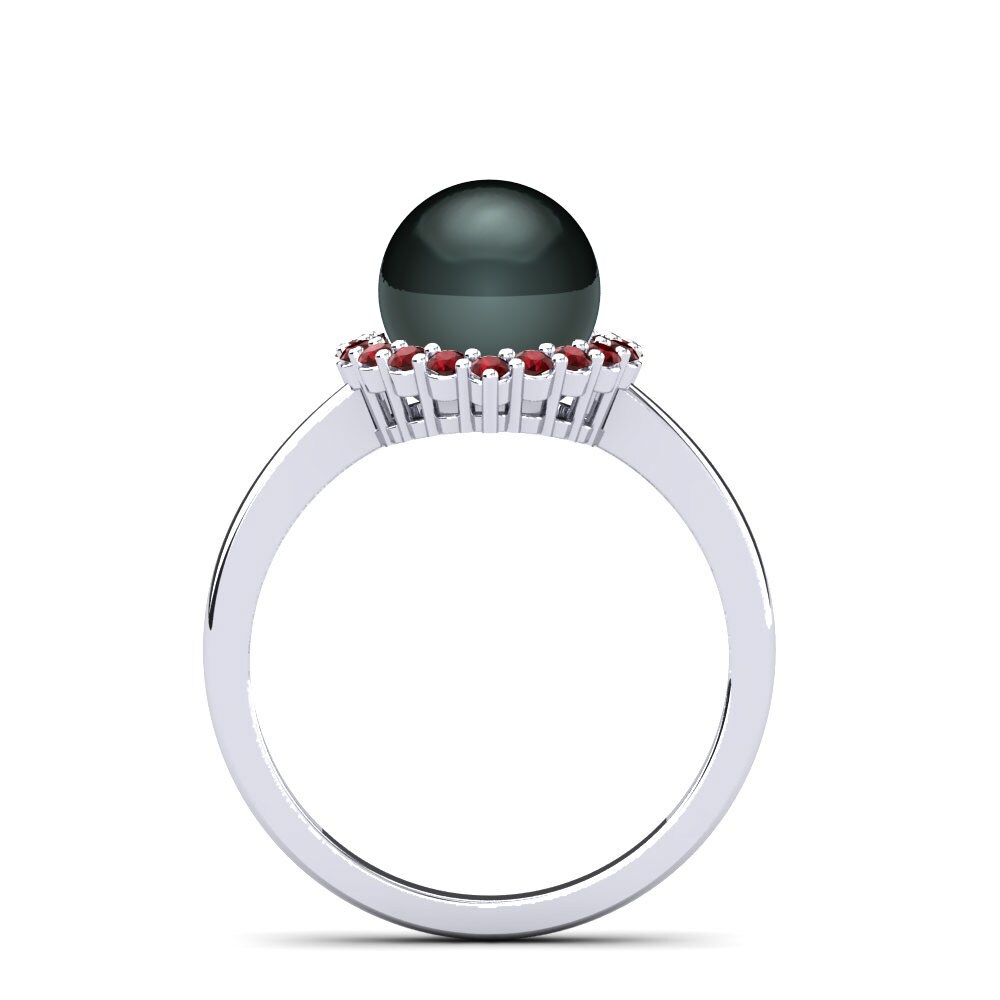Circonita Roja Anillo Aleece Ø8 mm