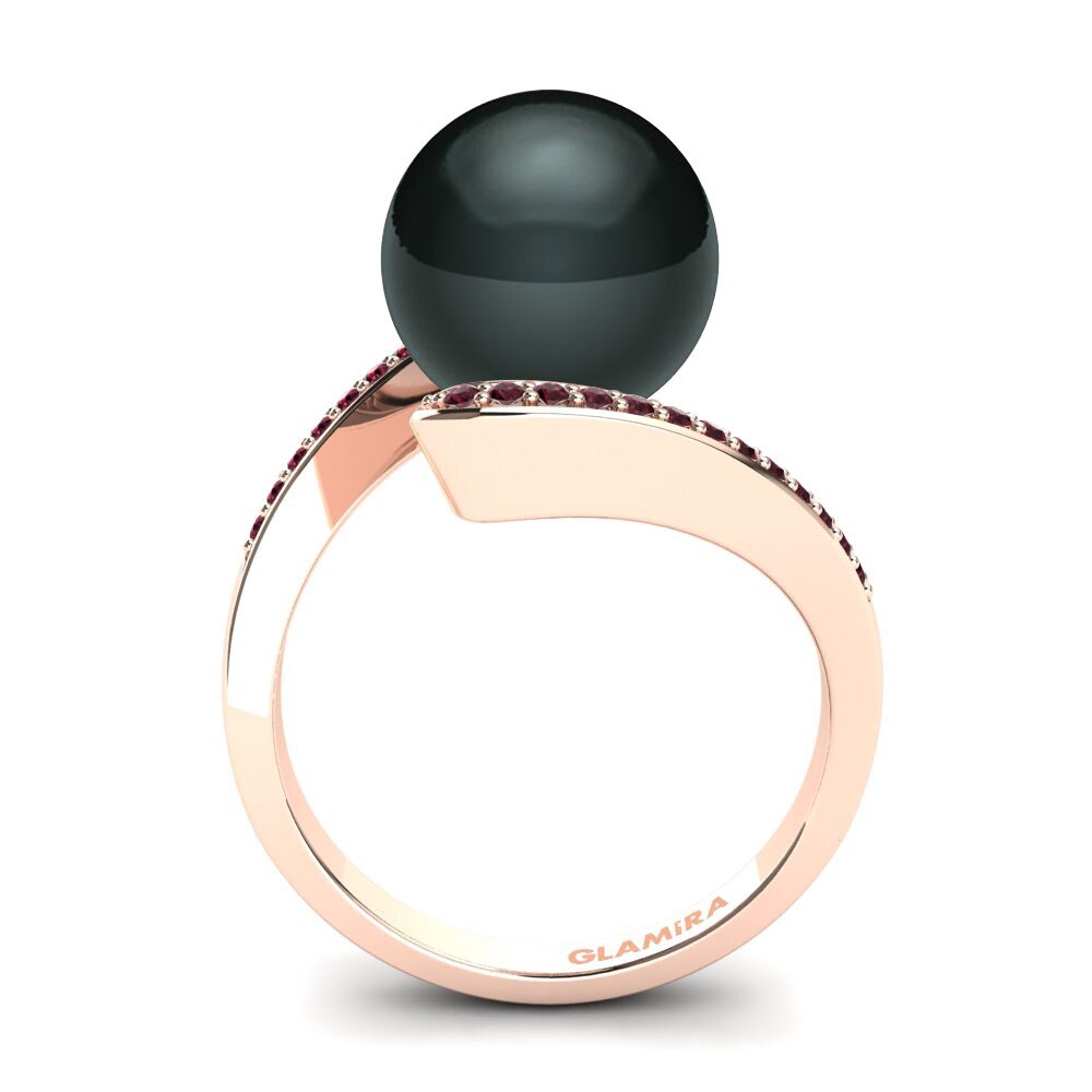 Granate Anillo Perlina Ø10 mm