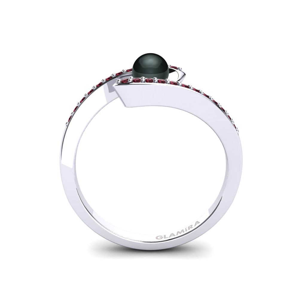 Granate Anillo Perlina Ø4 mm