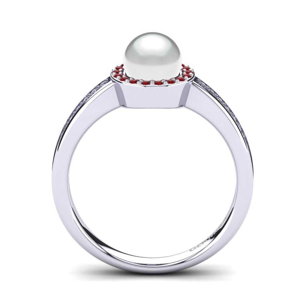 Red Zirconia Ring Korlina Ø6 mm