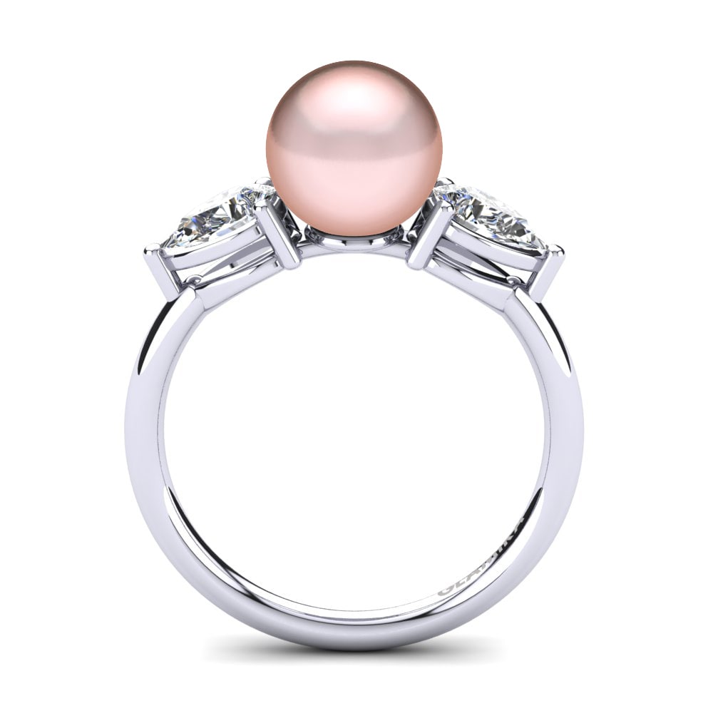 Tropfen Diamant Ring Laketria Ø8 mm