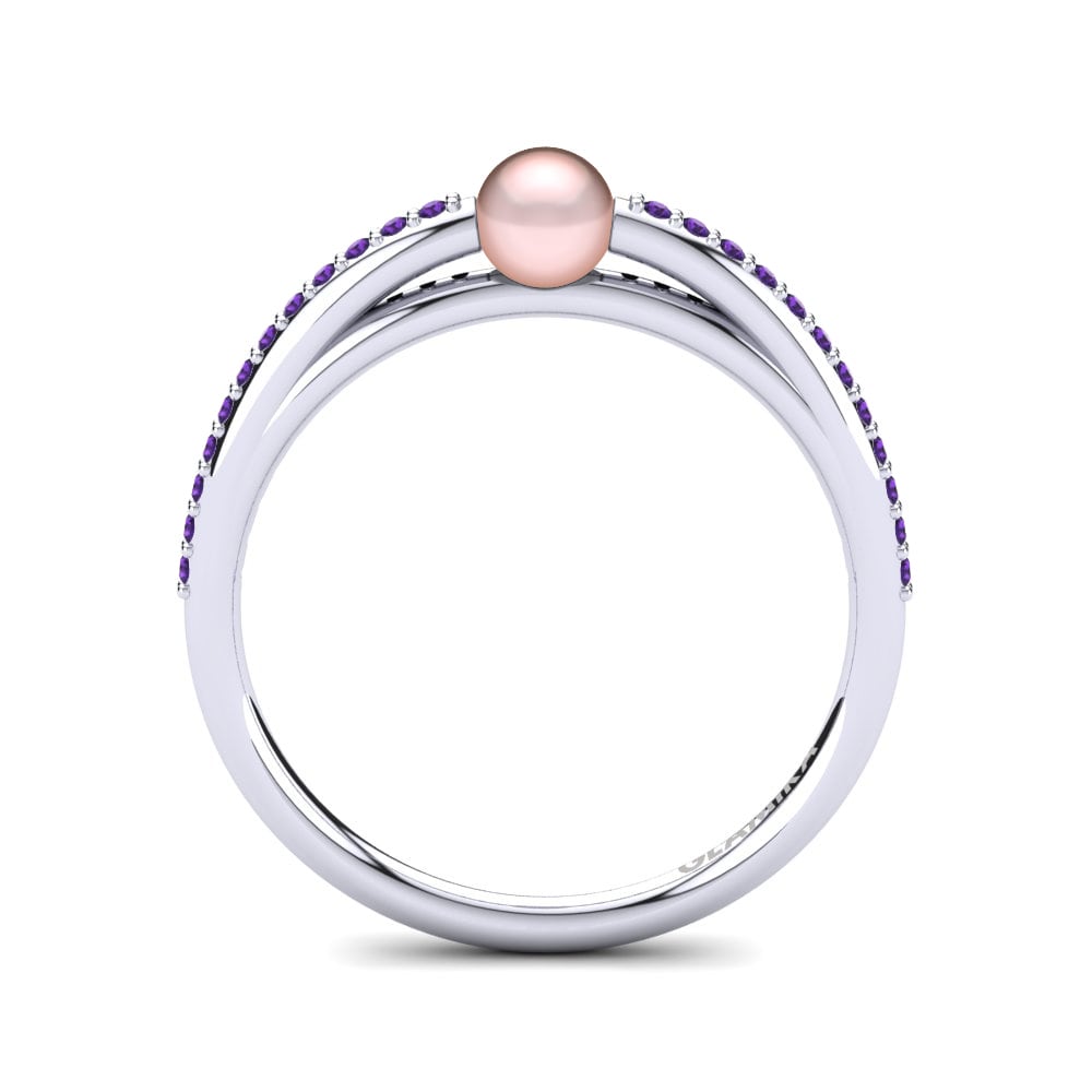 Amatista Anillo Ledonia Ø4 mm